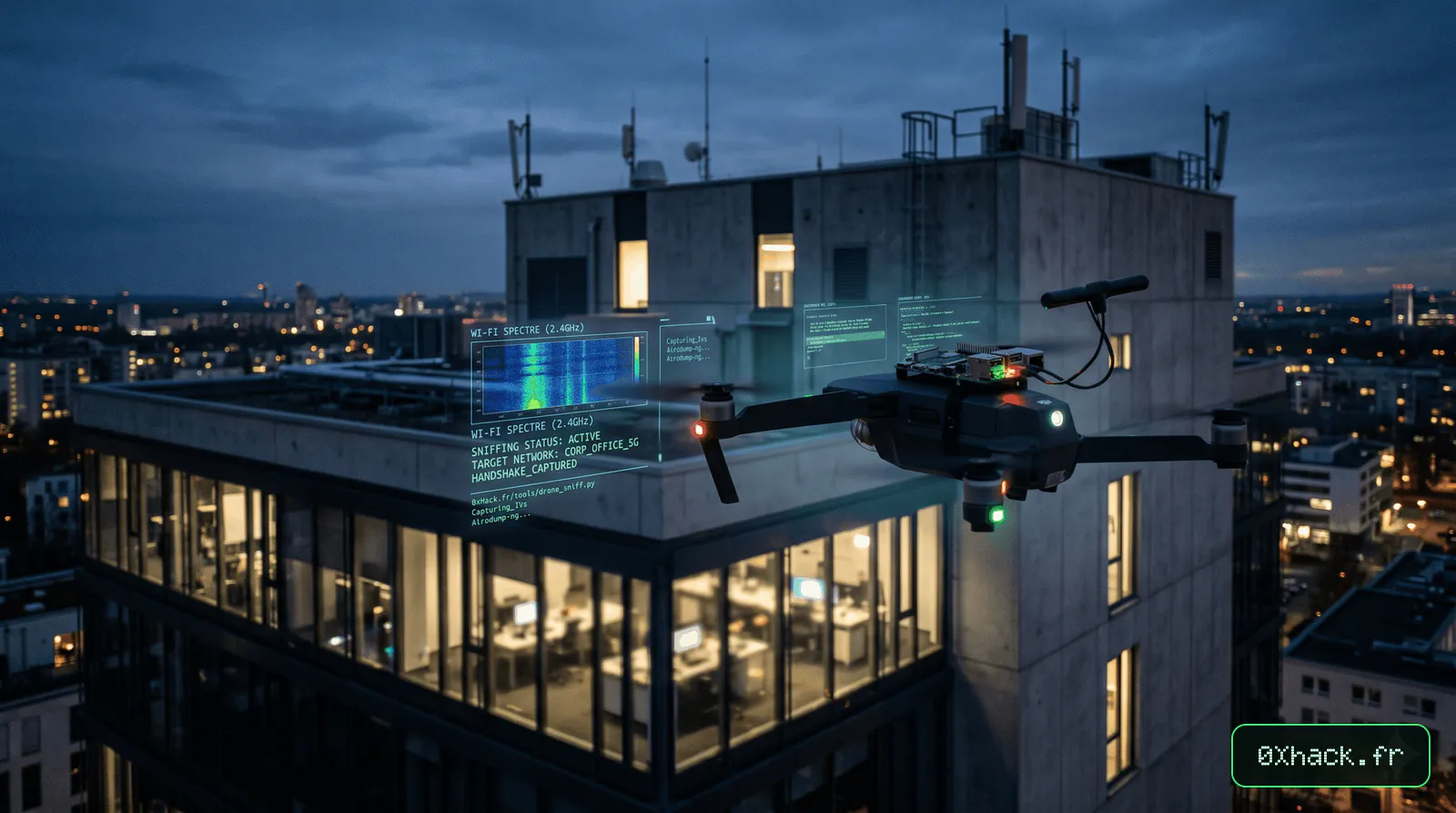 Espionnage : Quand les drones piratent vos réseaux sans fil